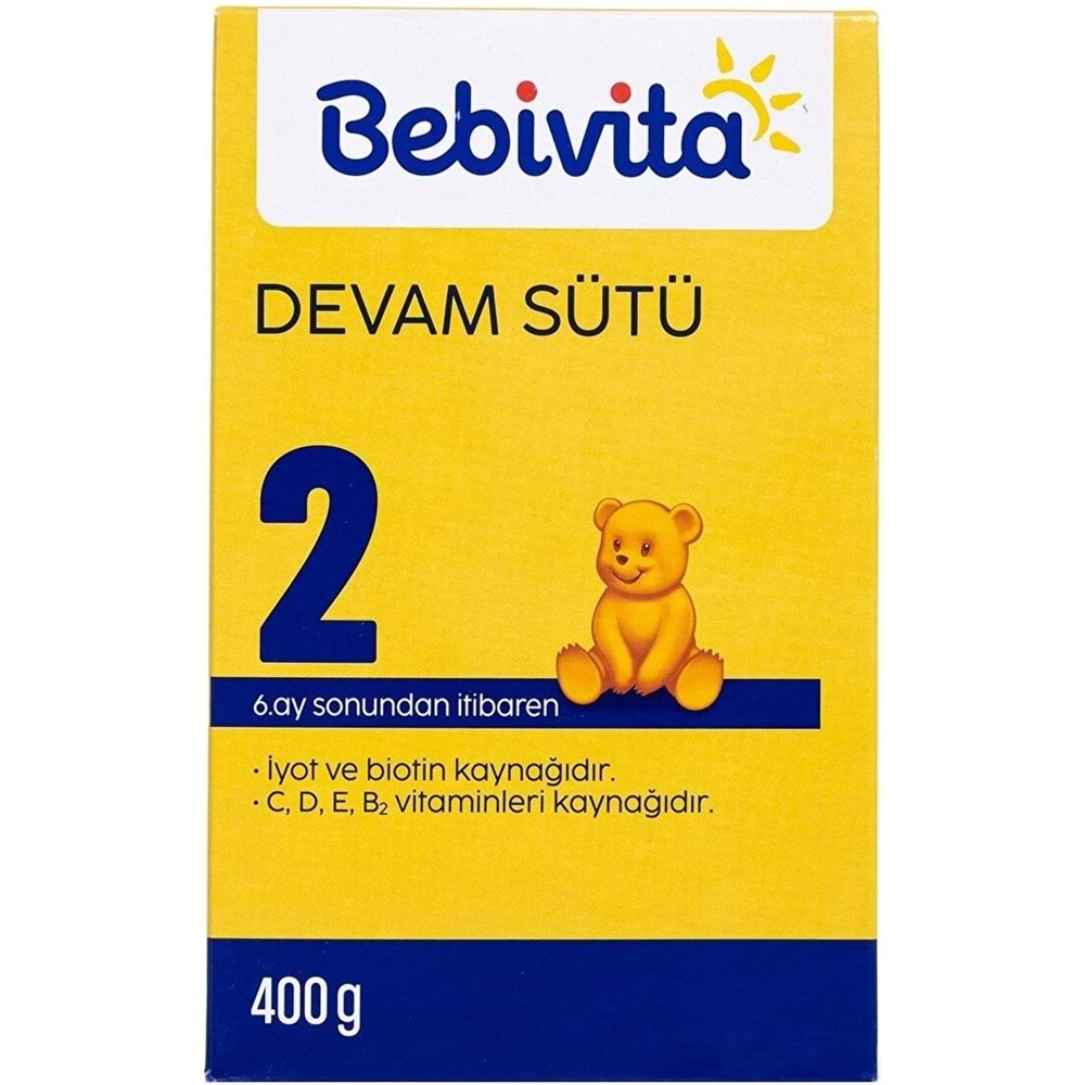 Bebivita Bebek Sütü 400GR No:2 (6-12 Ay) (5 Li Set)