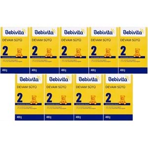 Bebivita Bebek Sütü 400GR No:2 (6-12 Ay) (9 Lu Set)