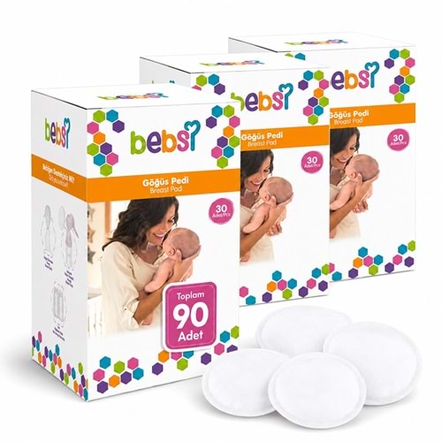 Bebsi Göğüs Pedi (30 Lu) Ekonomik Pk 90 Adet (3PK*30)
