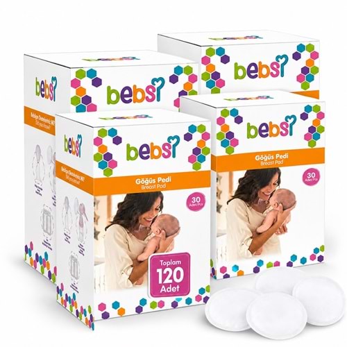 Bebsi Göğüs Pedi (30 Lu) Ekonomik Pk 120 Adet (4PK*30)