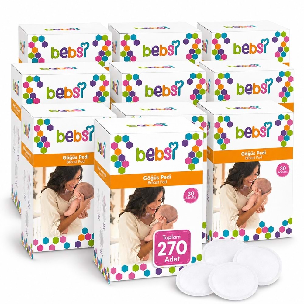 Bebsi Göğüs Pedi (30 Lu) Ekonomik Pk 270 Adet (9PK*30)