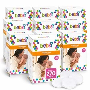 Bebsi Göğüs Pedi (30 Lu) Ekonomik Pk 270 Adet (9PK*30)