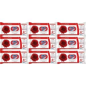Bingo Clean Yüzey Temizlik Havlusu 96 Yaprak Sevilen Kokular Lovely - Gül (9 Lu Set) 864 Yaprak