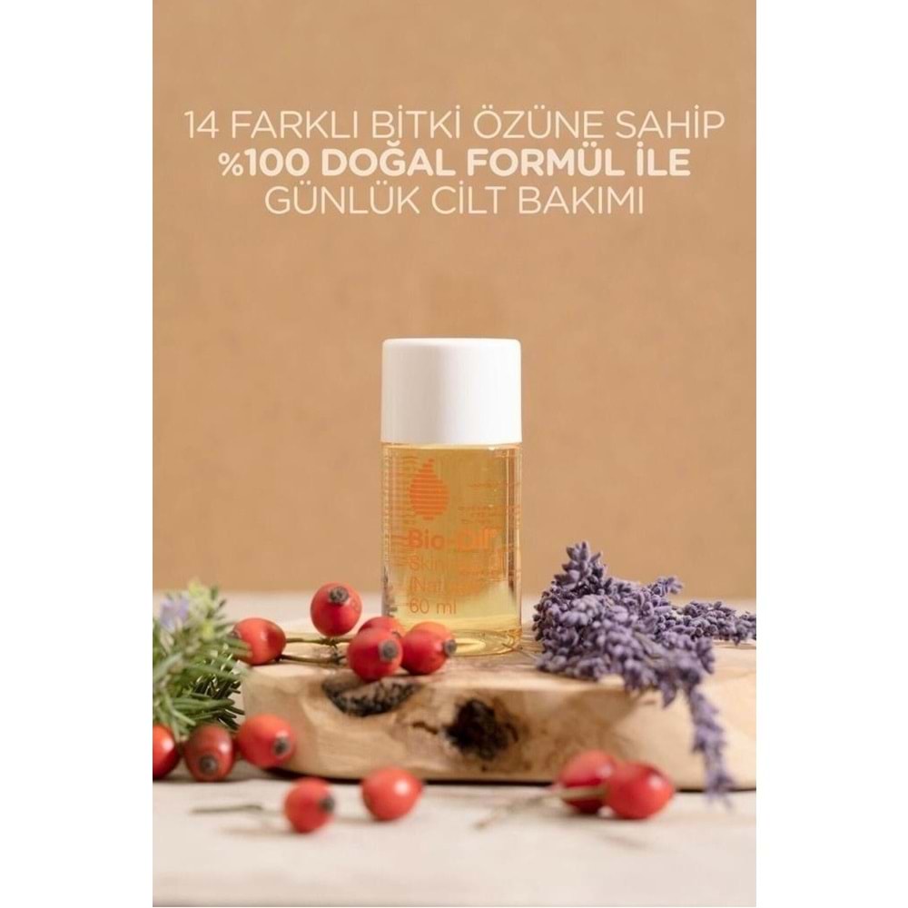Bio-Oil %100 Natural Çatlak Karşıtı & Leke Karşıtı Nemlendirici Doğal Cilt Bakım Yağı 60ML (6Lı Set)