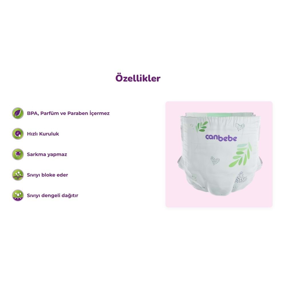 Canbebe Bebek Bezi Beden:5 (11-18KG) Junior 320 Adet Mega Avantaj Fırsat Pk