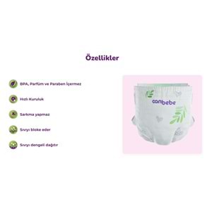 Canbebe Bebek Bezi Beden:5 (11-18KG) Junior 400 Adet Mega Fırsat Pk