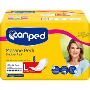 Canped Mesane Pedi Klasik L - Large - Büyük Boy 60 Adet (6PK*10)