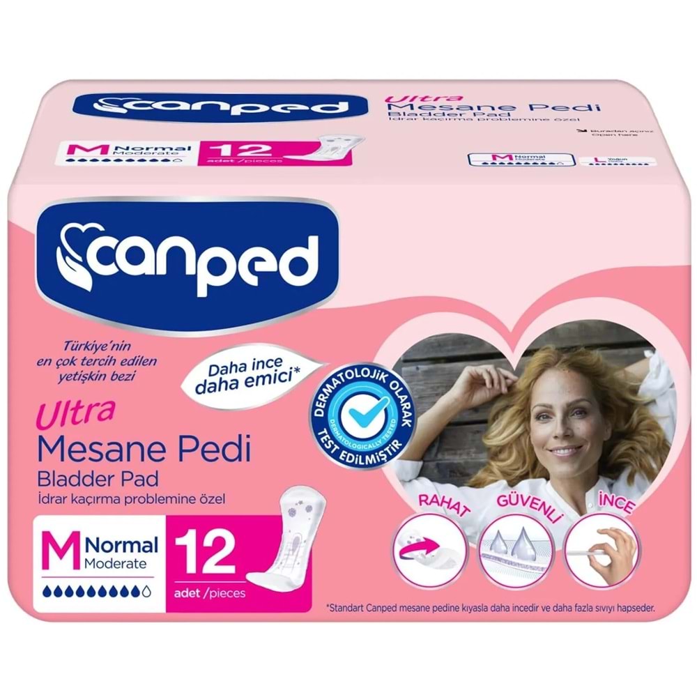 Canped Mesane Pedi Ultra M - Medium - Orta 24 Adet (2PK*12)