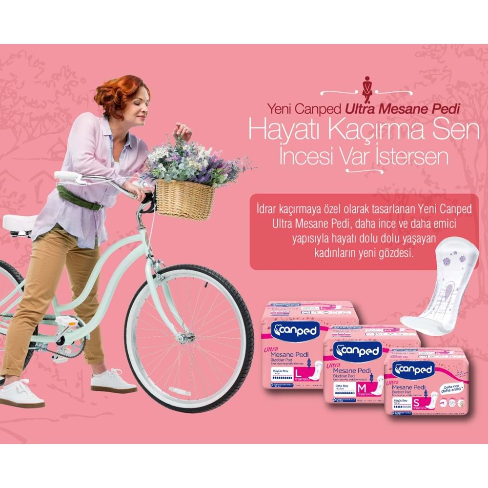 Canped Mesane Pedi Ultra L - Large - Büyük - Yoğun 50 Adet (5PK*10)