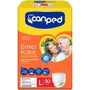 Canped Emici Külot Hasta Bezi L - Large - Büyük 120 Adet Büyük (4PK*30)