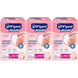 Canped Mom Lohusa Külodu - Külot Bez S - Small - Küçük / M - Medium - Orta 30 Adet (3PK*10)