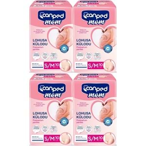 Canped Mom Lohusa Külodu - Külot Bez S - Small - Küçük / M - Medium - Orta 40 Adet (4PK*10)