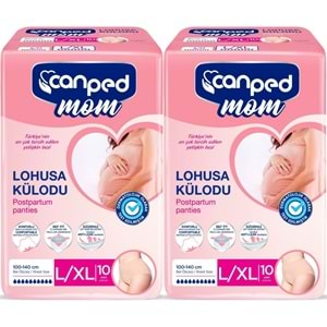 Canped Mom Lohusa Külodu - Külot Bez L - Large - Büyük / XL - Extra Large - 20 Adet (2PK*10)