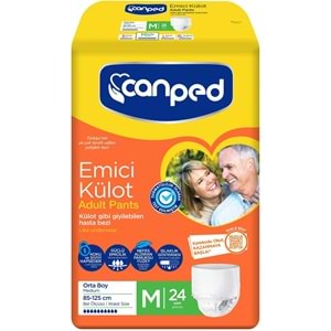 Canped Emici Külot Hasta Yetişkin Bezi M - Orta - Medium 72 Adet (3PK*24)