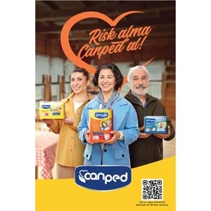 Canped Emici Külot Hasta Yetişkin Bezi XL - Ekstra Büyük - Extra Large 60 Adet (2PK*30)