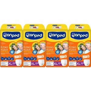 Canped Emici Külot Hasta Yetişkin Bezi XL - Ekstra Büyük - Extra Large 120 Adet (4PK*30)