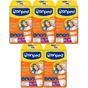 Canped Emici Külot Hasta Yetişkin Bezi XL - Ekstra Büyük - Extra Large 150 Adet (5PK*30)