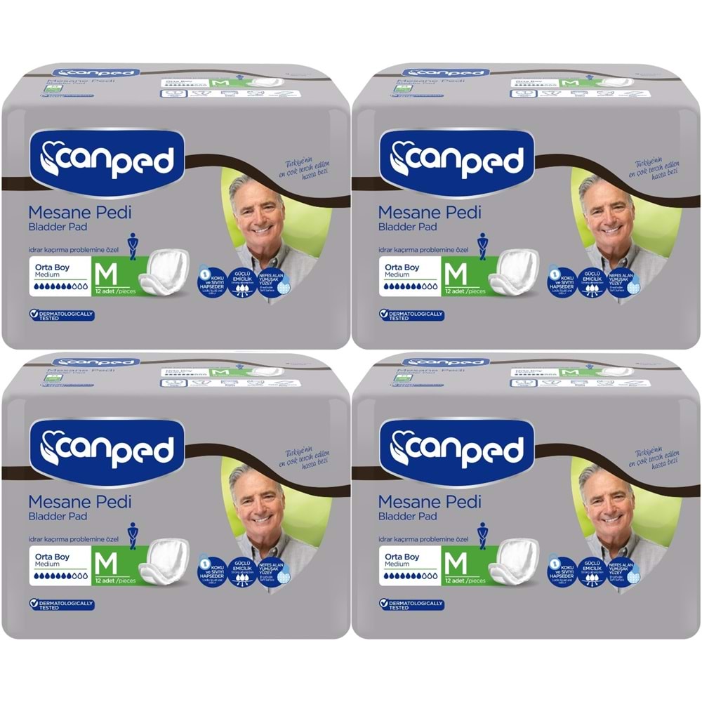 Canped Mesane Pedi Klasik Erkek M-Orta 48 Adet