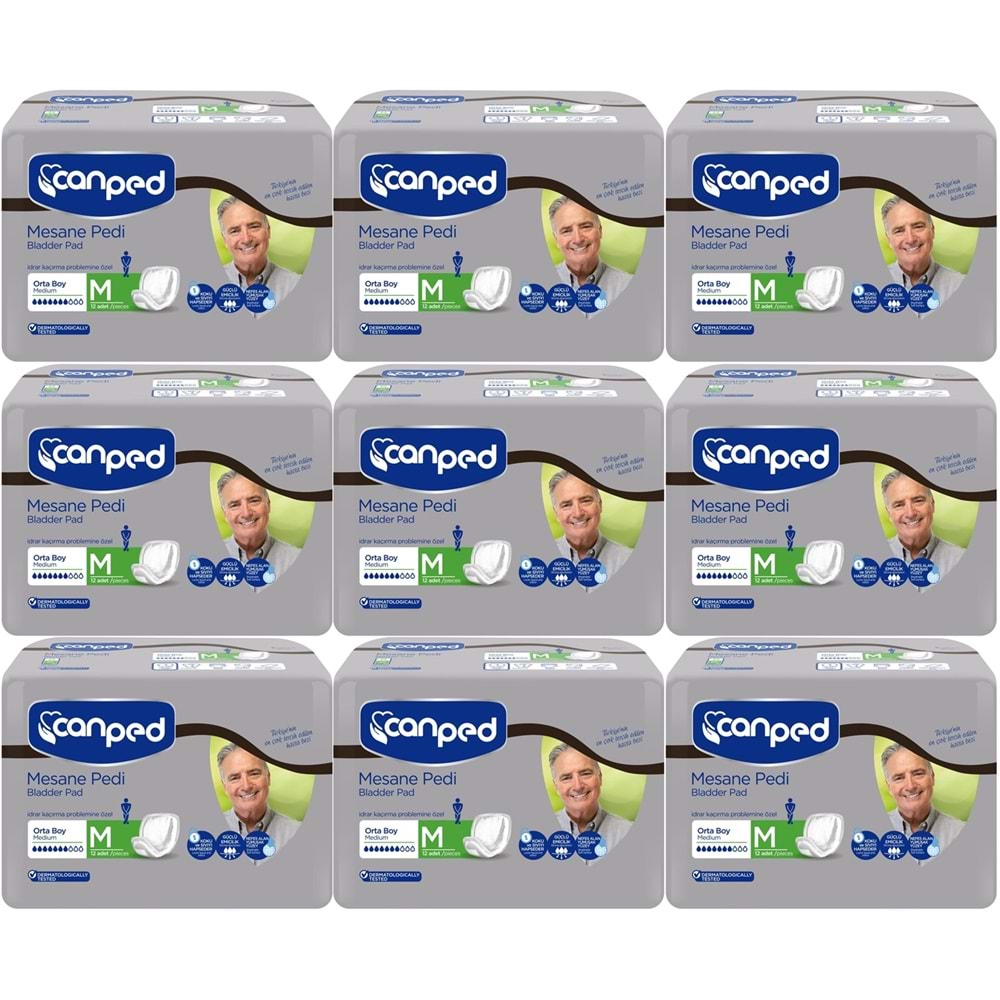 Canped Mesane Pedi Klasik Erkek M-Orta 108 Adet