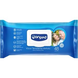 Canped Emici Külot Pants Hasta Yetişkin Bezi L - Büyük - Large 14 Adet - Temizleme Havlusu (6Lı Set)