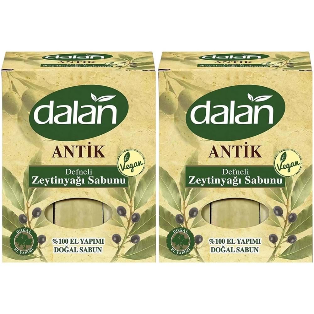 Dalan Antik Defneli Zeytinyağı Sabunu 900GR (2 Li Set)