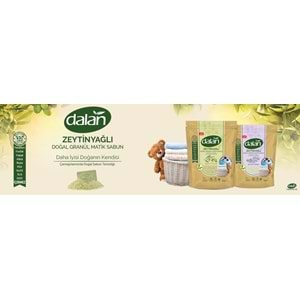 Dalan Doğal Granül Sabun Tozu 1Kg Bebekler İçin %100 Zeytinyağlı (6 Lı Set)