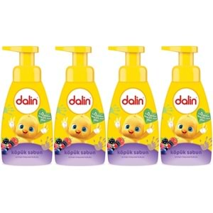 Dalin Köpük Sabun 200ML Orman Meyveli Çoçuklarınız için (4 Lü Set)