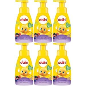 Dalin Köpük Sabun 200ML Orman Meyveli Çoçuklarınız için (6 Lı Set)