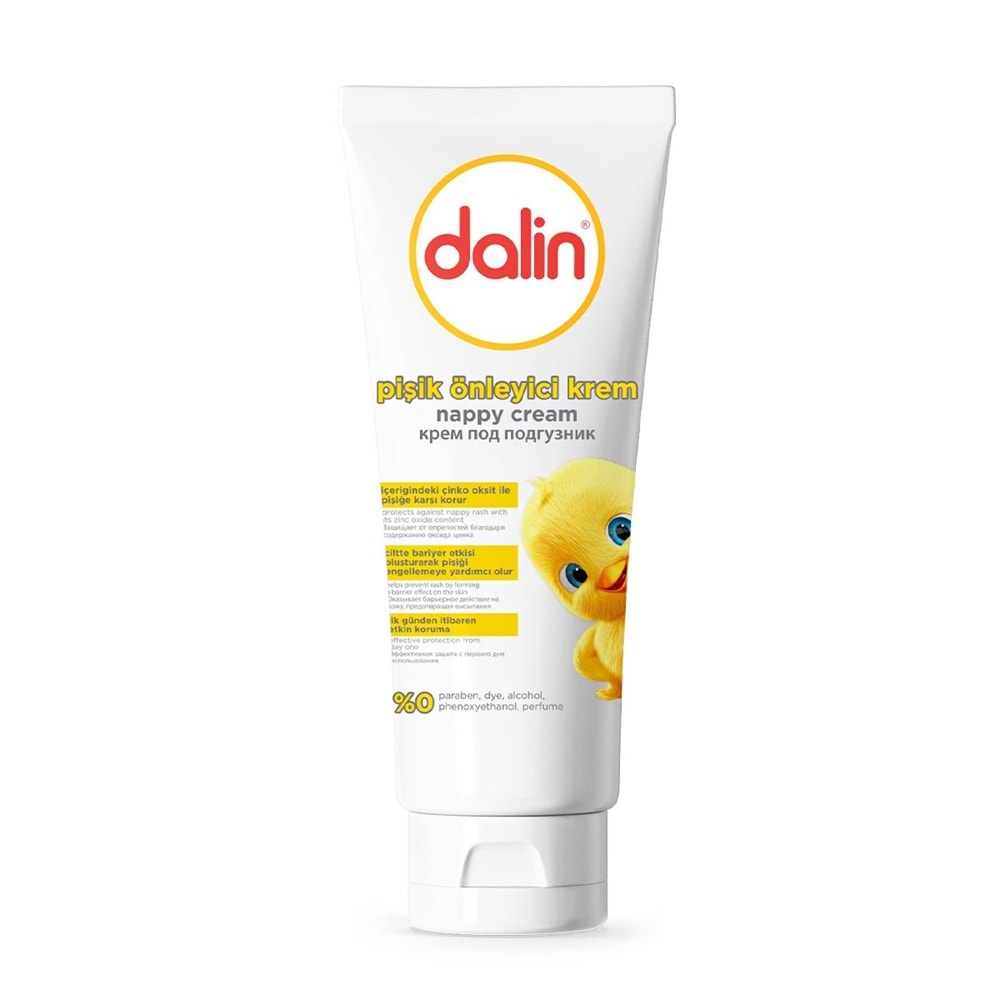 Dalin Pişik öneliyici Krem/Pişik Kremi 100ML (Bebekler İçin) (5 Li Set)