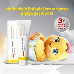 Dalin Pişik öneliyici Krem/Pişik Kremi 100ML (Bebekler İçin) (6 Lı Set)