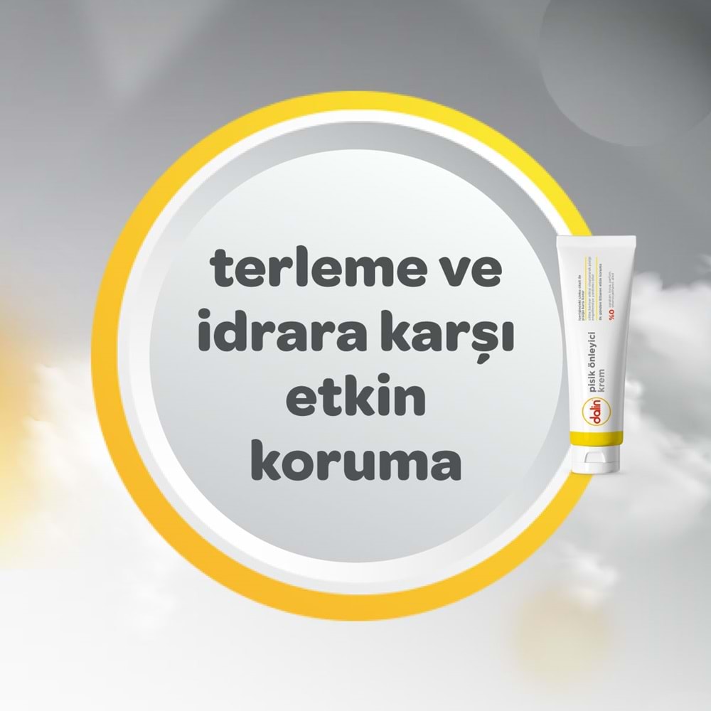 Dalin Pişik öneliyici Krem/Pişik Kremi 100ML (Bebekler İçin) (6 Lı Set)
