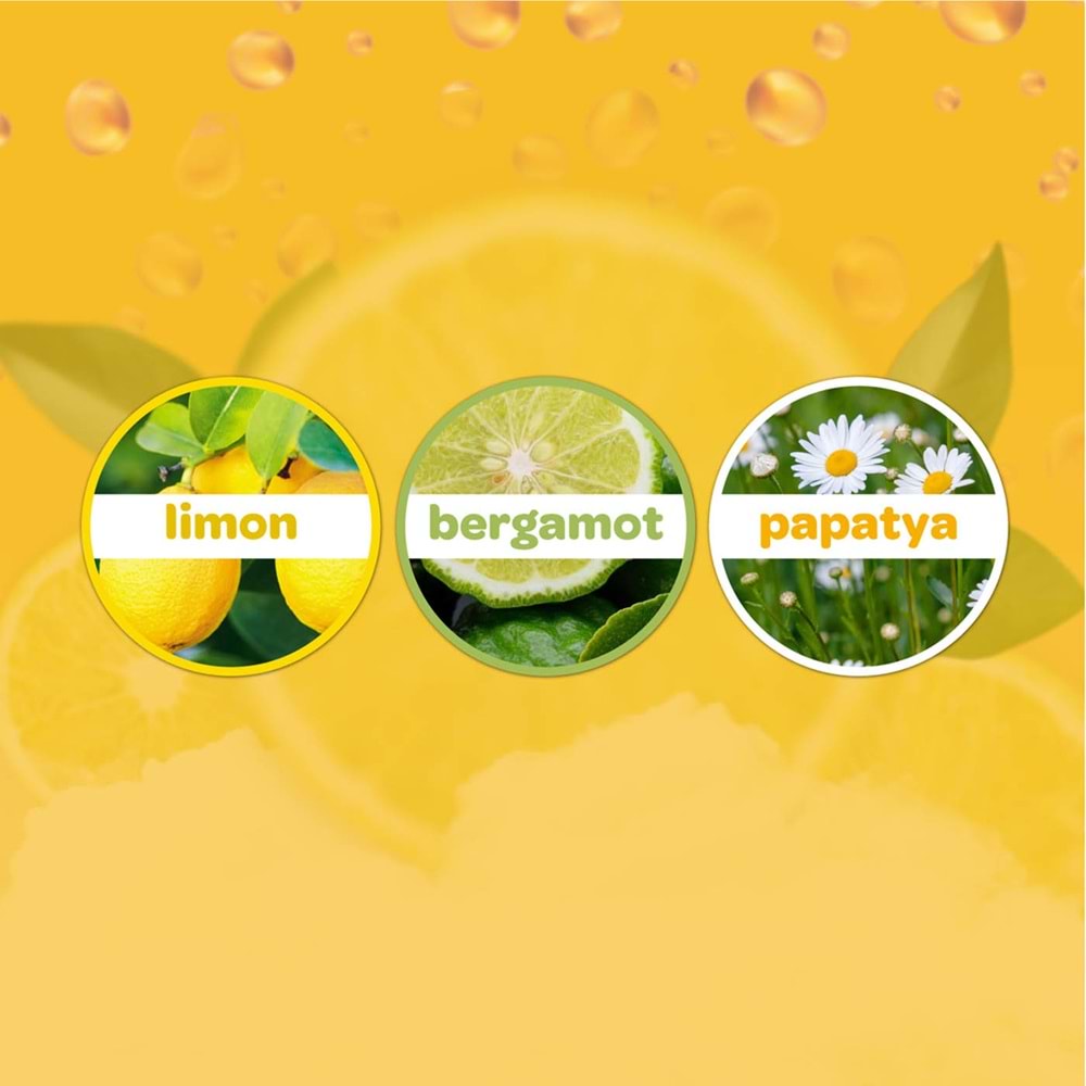 Dalin Bebek Kolonyası 150ML Limon Çiçeği (Limon-Bergomat-Papatya) (6 Lı Set)