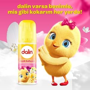 Dalin Bebek Kolonyası 150ML Çiçek Bahçesi (Menekşe-Yasemin-Limon Kokulu) (48 Li Set)