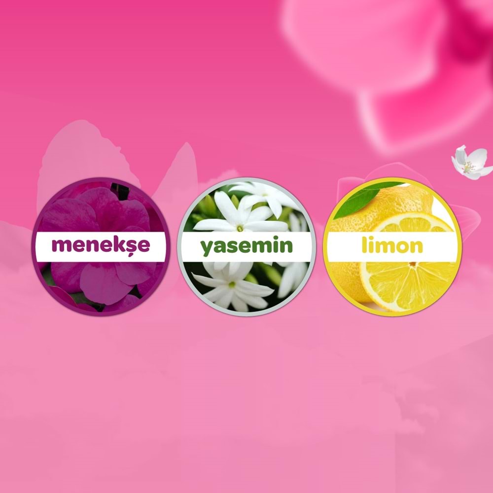 Dalin Bebek Kolonyası 150ML Çiçek Bahçesi (Menekşe-Yasemin-Limon Kokulu) (48 Li Set)