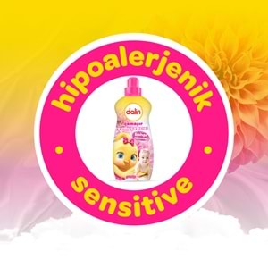 Dalin Çamaşır Yumuşatıcı 1500ML Bahar Ninnisi (4 Lü Set) (Bebeklere Özel)