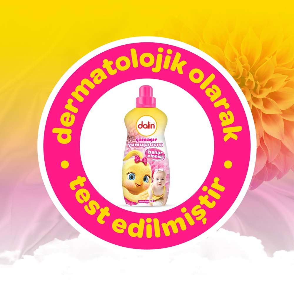 Dalin Çamaşır Yumuşatıcı 1500ML Bahar Ninnisi (9 Lu Set) (Bebeklere Özel)