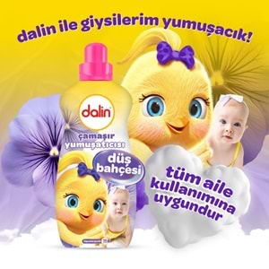 Dalin Çamaşır Yumuşatıcı 1500ML Düş Bahçesi (6 Lı Set) (Bebeklere Özel)