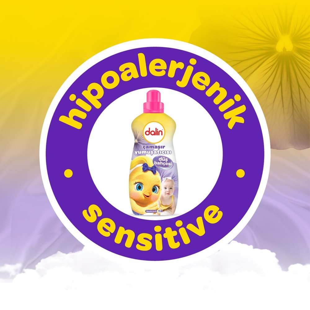 Dalin Çamaşır Yumuşatıcı 1500ML Düş Bahçesi (6 Lı Set) (Bebeklere Özel)