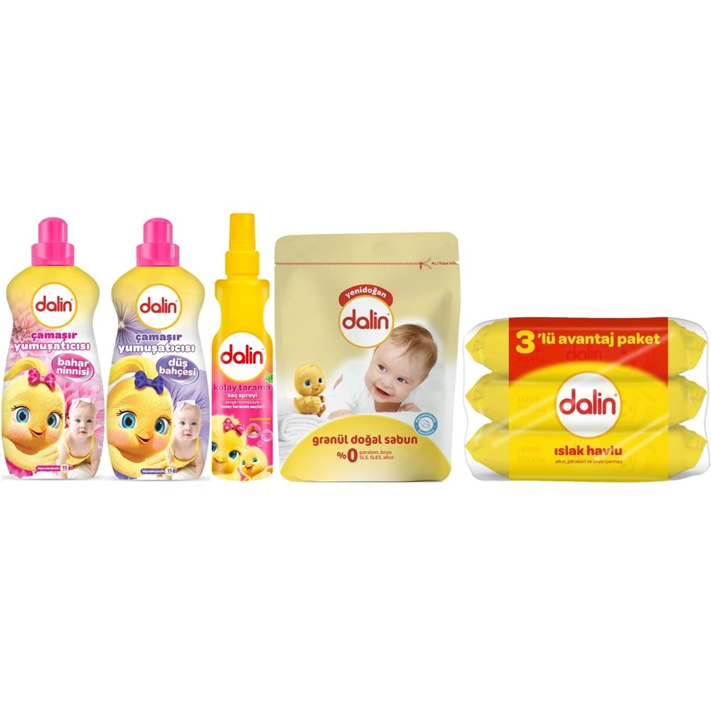 Dalin Bebek Bakım Seti (5 Li Set) Avantaj Paket