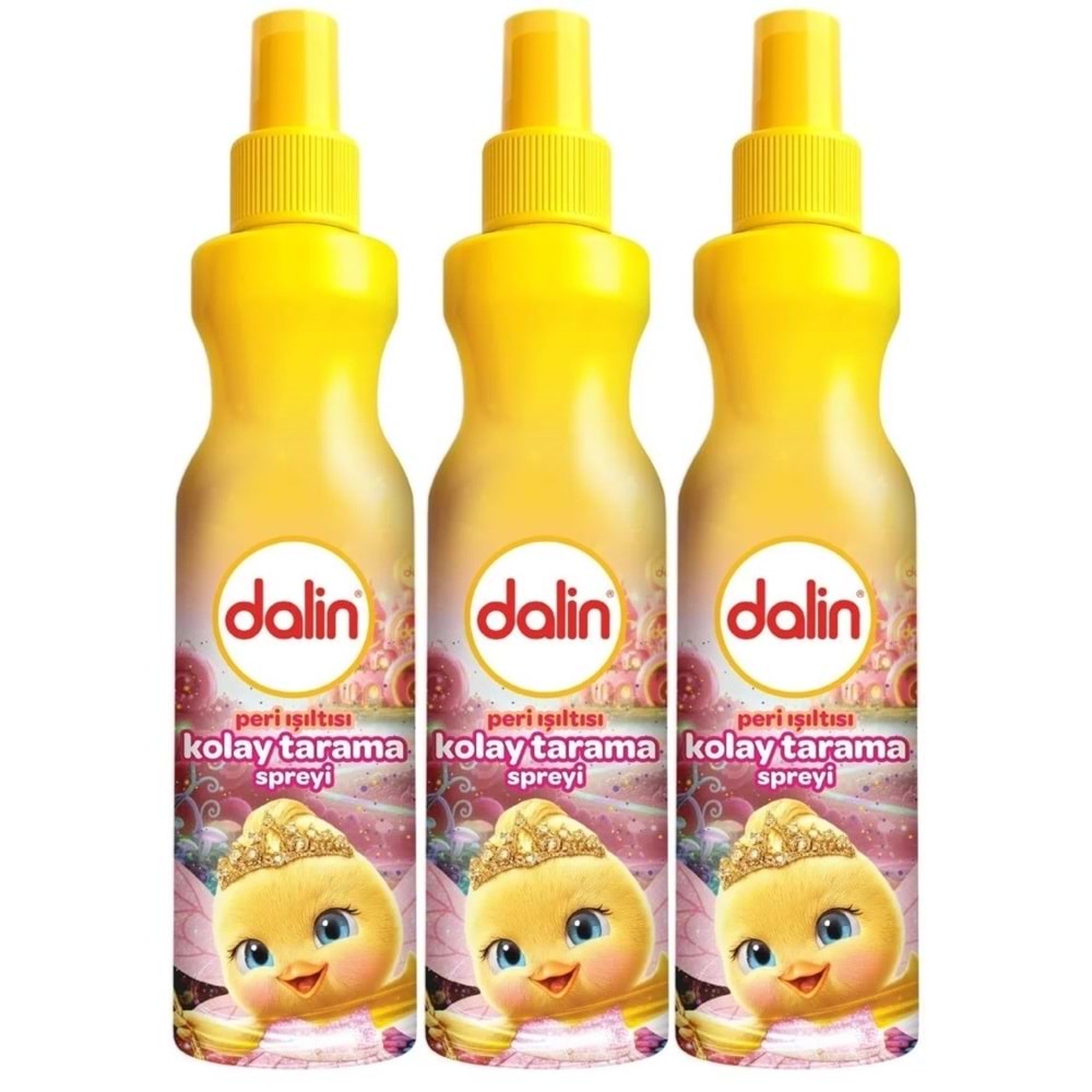 Dalin Kolay Saç Tarama Spreyi 200ML Peri Işıltısı (3 Lü Set)