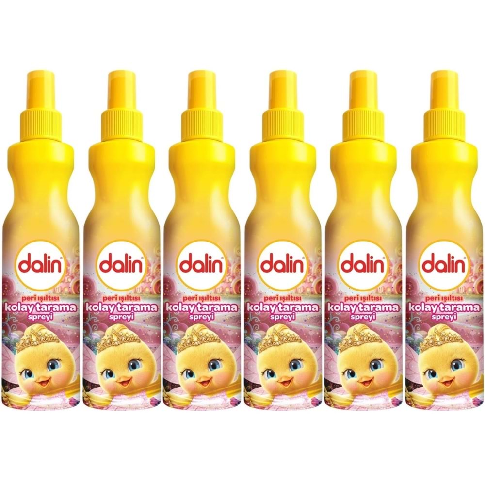 Dalin Kolay Saç Tarama Spreyi 200ML Peri Işıltısı (6 Lı Set)