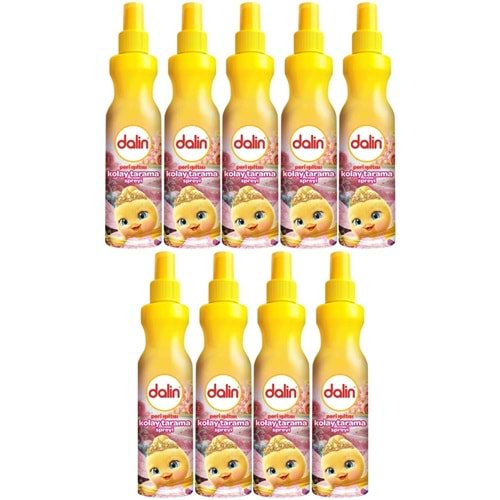 Dalin Kolay Saç Tarama Spreyi 200ML Peri Işıltısı (9 Lu Set)