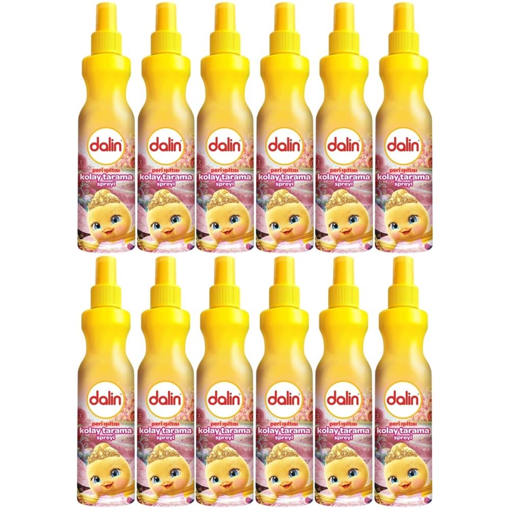 Dalin Kolay Saç Tarama Spreyi 200ML Peri Işıltısı (12 Li Set)