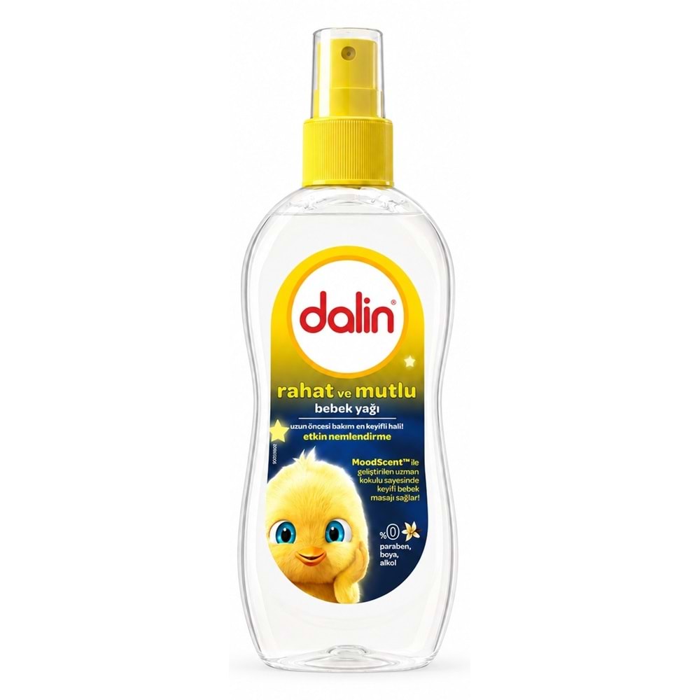 Dalin Bebek Yağı 200ML Sprey Rahat ve Mutlu (2 Li Set)