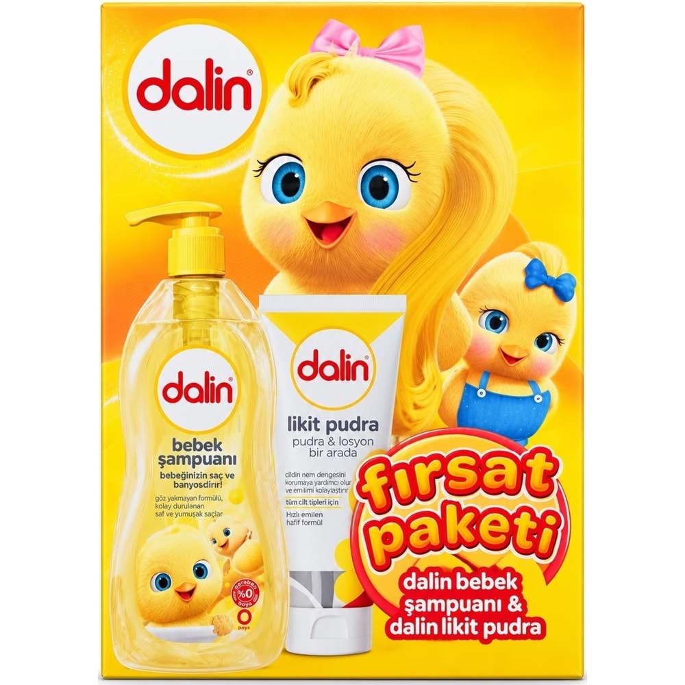 Dalin Bebek Şampuanı 700 ML + Likit Pudra 100 ML Fırsat Paketi (2 Li Set)