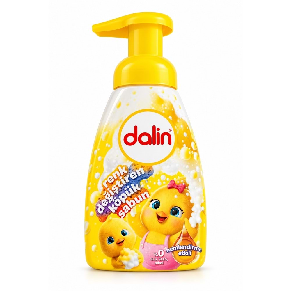 Dalin Köpük Sabun 200 ML Renk Değiştiren (Çocuklar İçin) (12 Li Set)