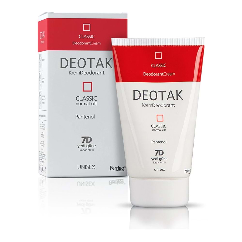 Deotak Krem Deodorant Unisex 35ML Classic (Normal Cilt) (4 Lü Set)