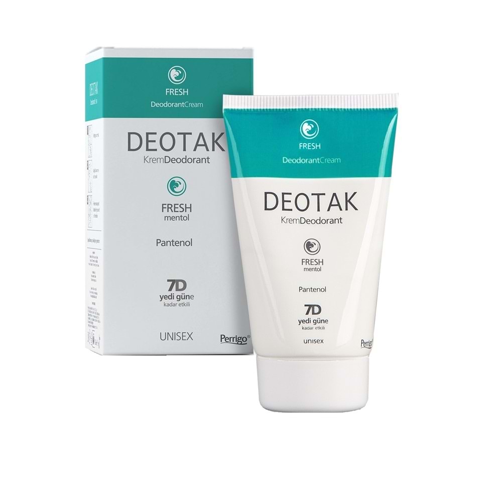 Deotak Krem Deodorant Unisex 35ML Fresh (Mentol) (2 Li Set)