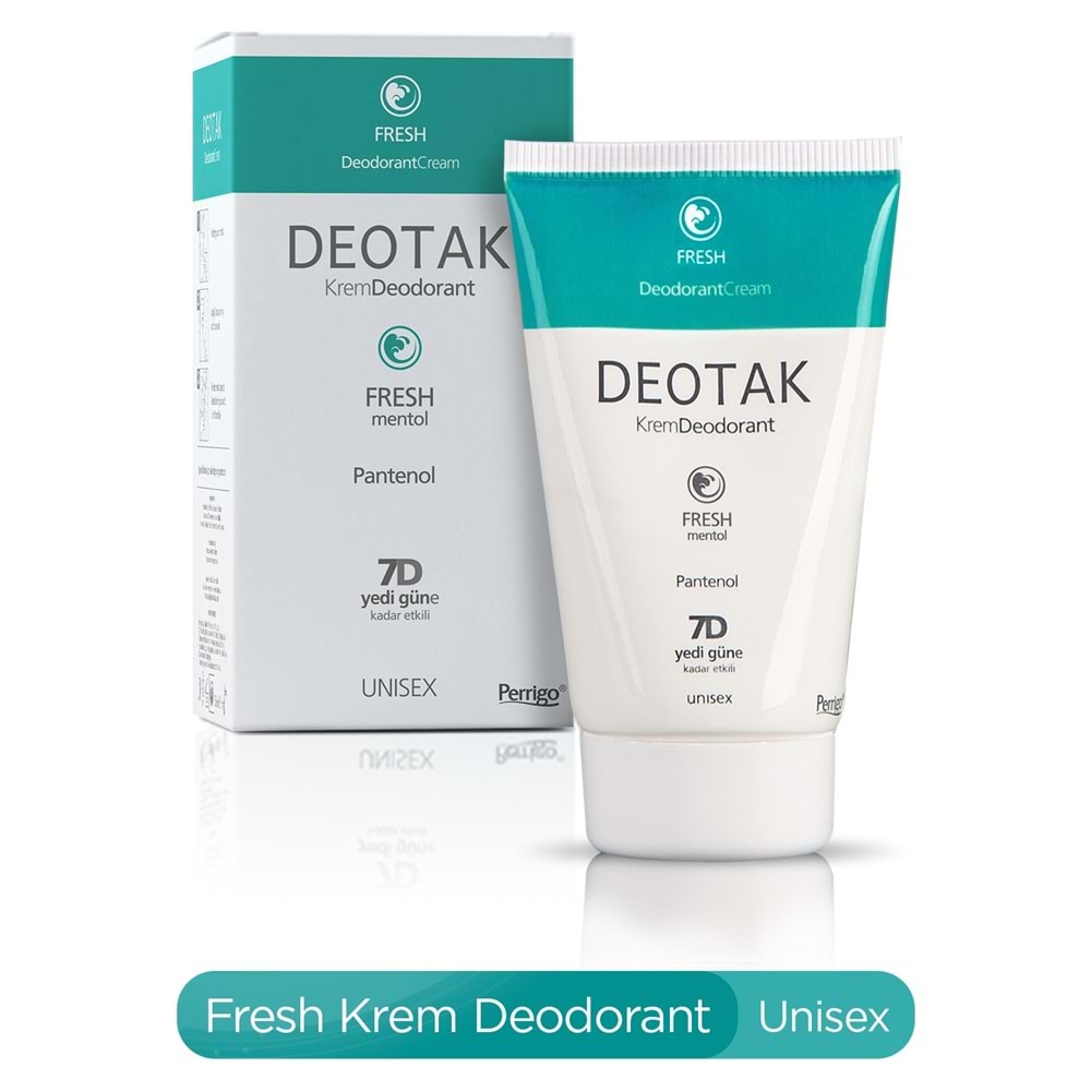 Deotak Krem Deodorant Unisex 35ML Fresh (Mentol) (2 Li Set)