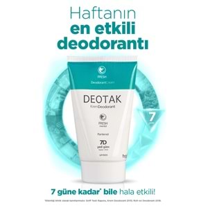 Deotak Krem Deodorant Unisex 35ML Fresh (Mentol) (2 Li Set)